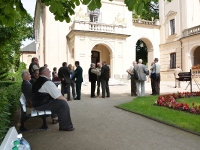 Palac Zamoyskich w Kozlowce wejscie na sale obrad