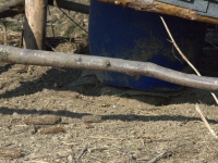 Posyp w różnych ujęciach pokazujących zasadę działania