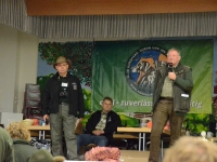 Główni organizatorzy H-J Schomakers i Herbert Lemmer szef Niemieckiego Klubu Wyżła Krótkowłosego