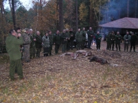 Oznajmiamy kniei śmierć zwierza zgodnie z wielowiekową tradycją